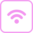 WiFi icon representing broadband services, indicating internet connectivity, network, and high-speed internet access